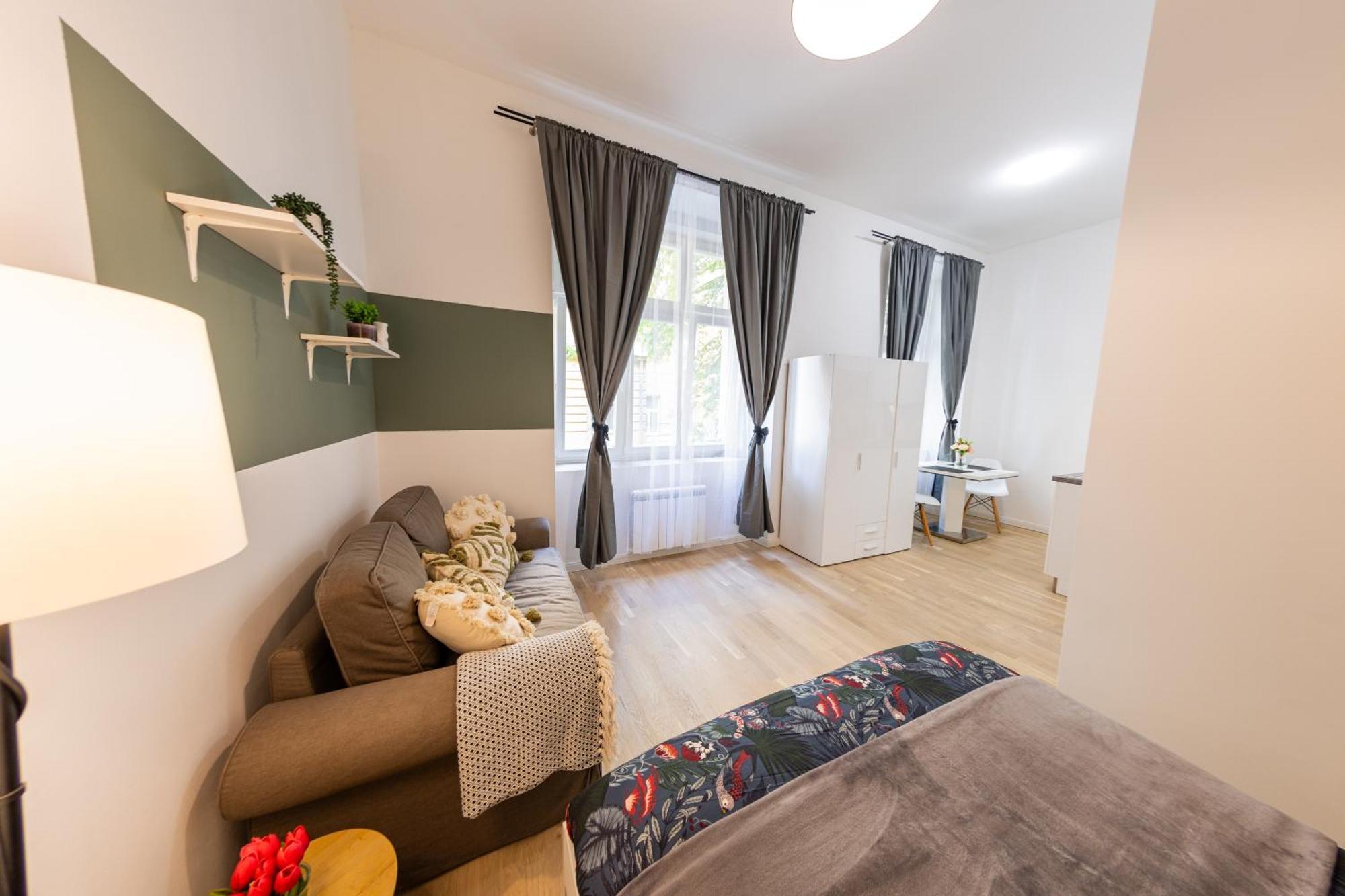 Wenceslas Square Apartment Prag Exteriör bild
